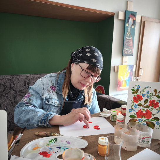 Liudmyla Makey Exhibition at the Atelier